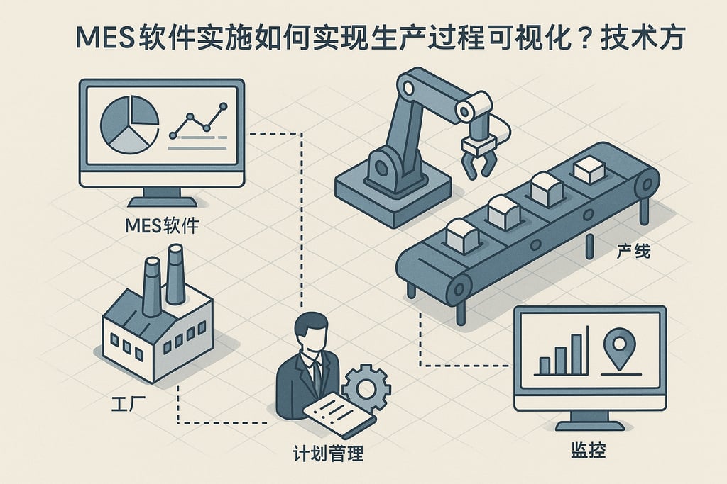 MES 软件实施如何实现生产过程可视化？技术方案